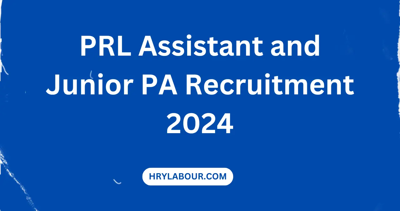 PRL Assistant and Junior PA Recruitment 2024