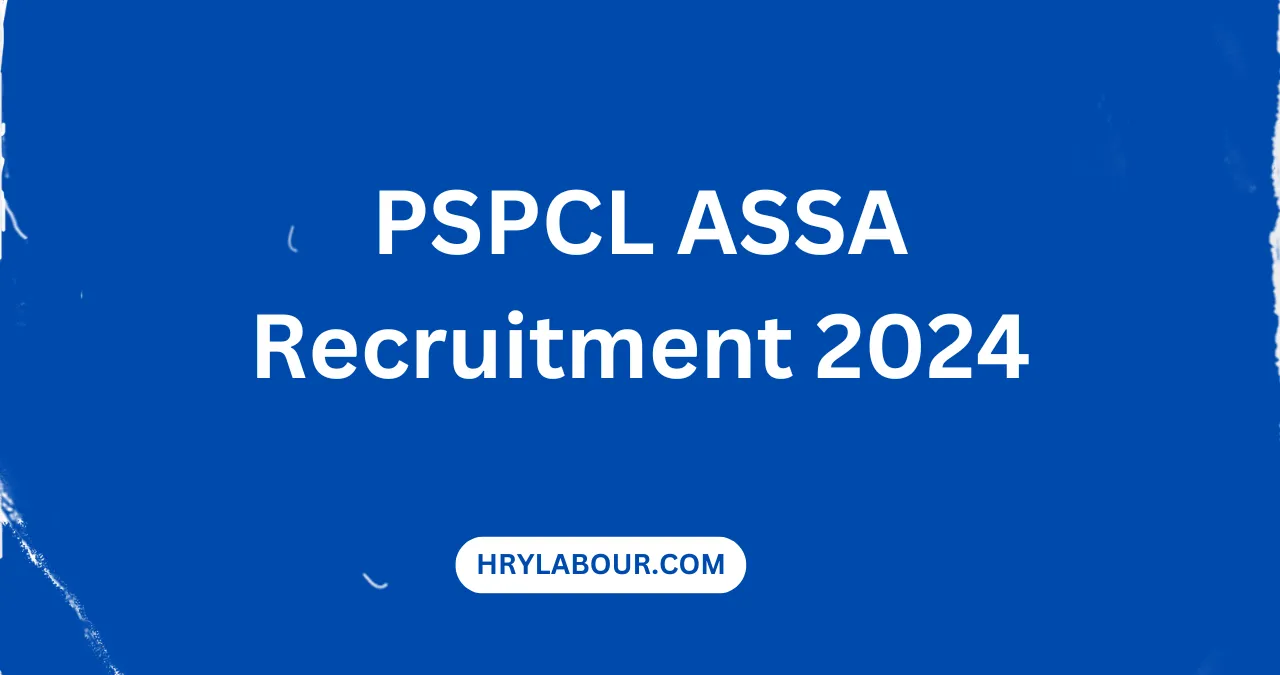 PSPCL ASSA Recruitment 2024