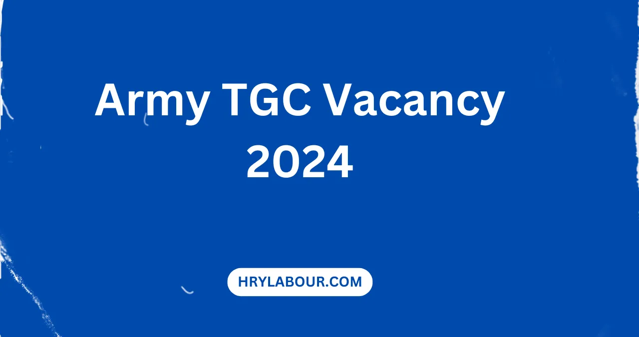 Army TGC Vacancy 2024