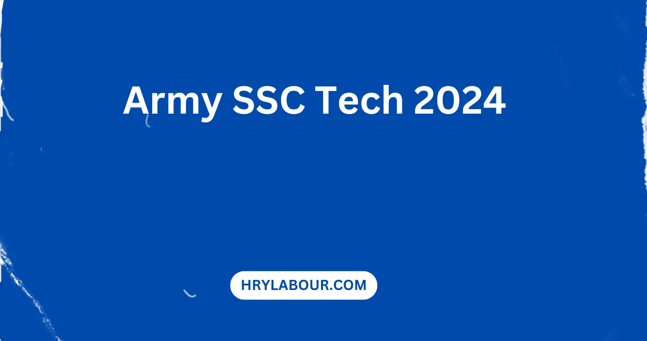 Army SSC Tech 2024