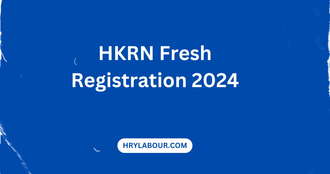 HKRN Fresh Registration 2024