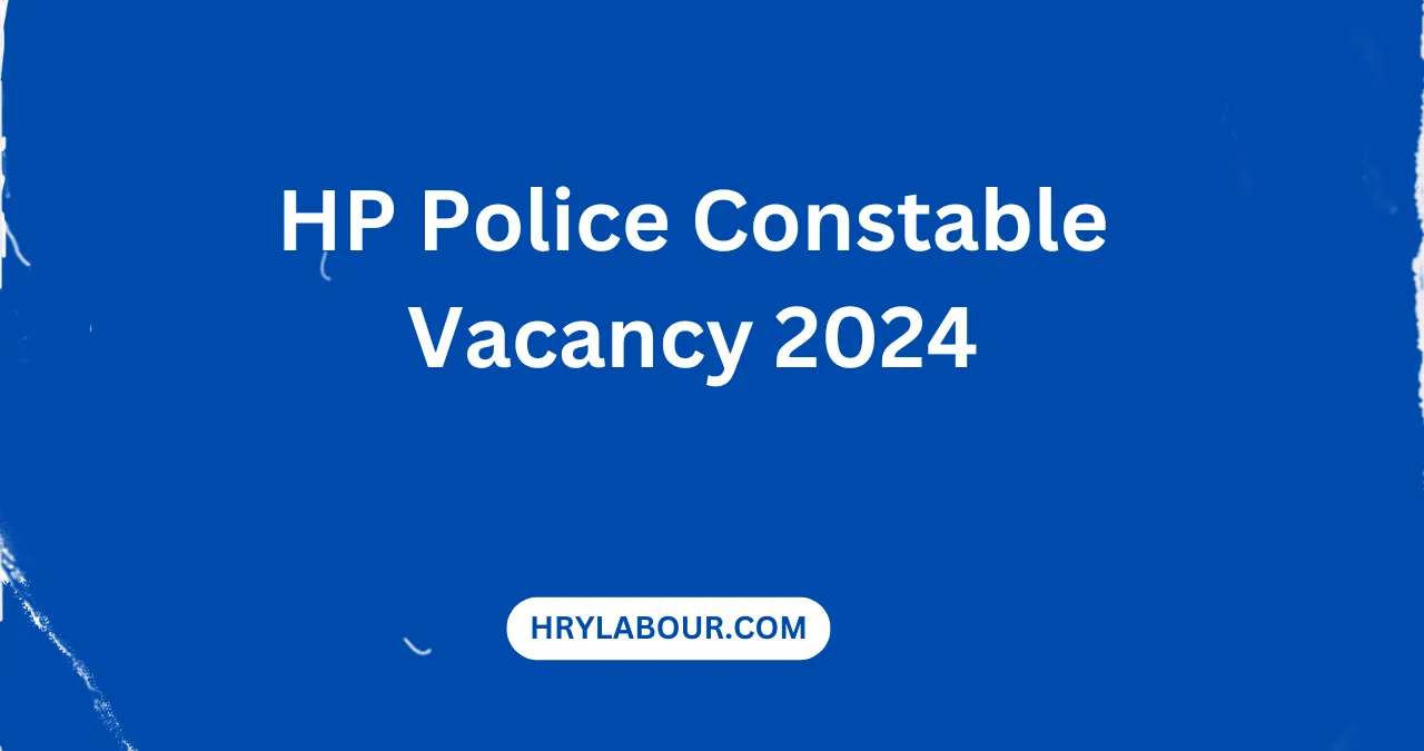 HP Police Constable Vacancy 2024